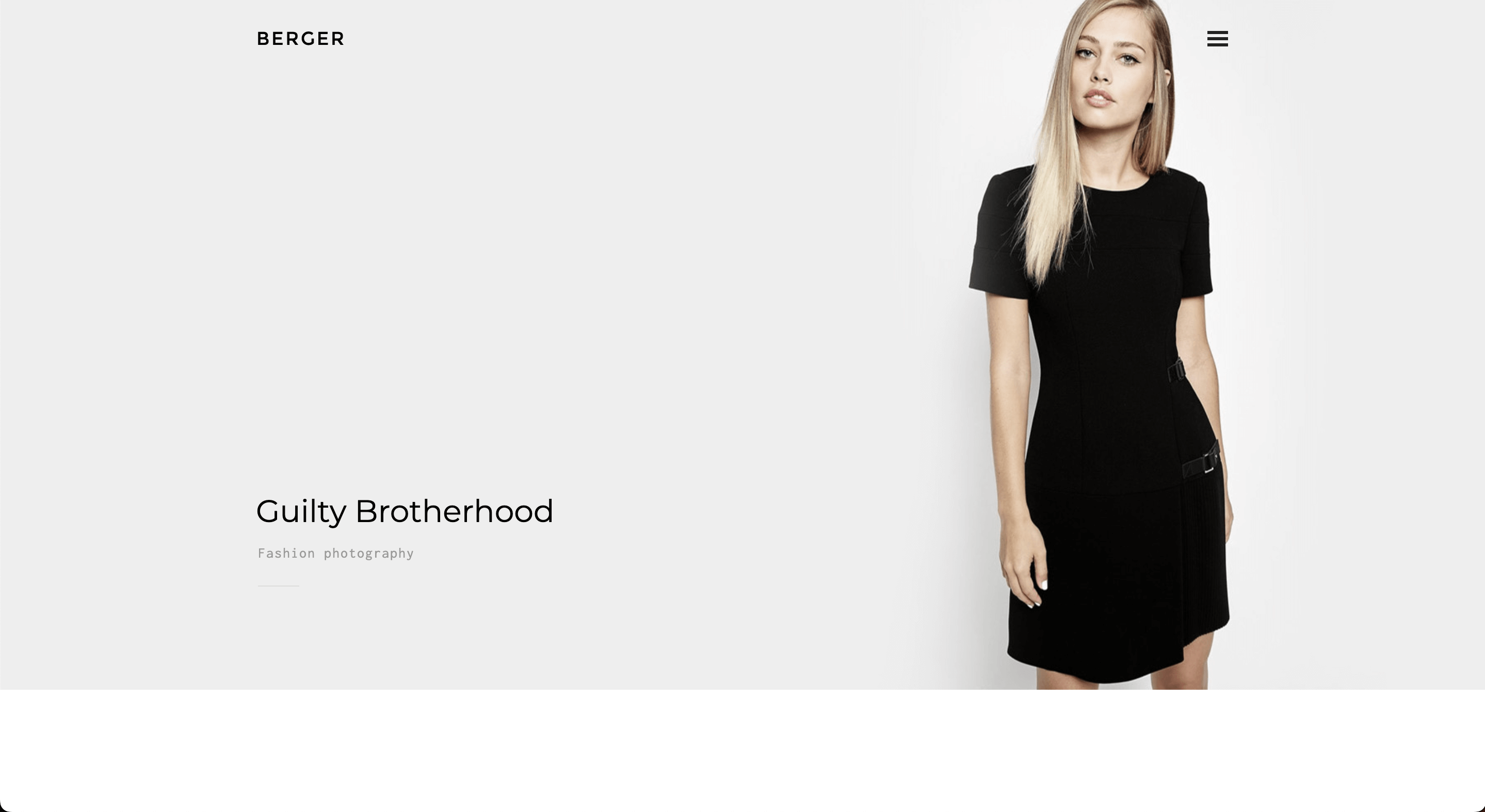 Психология цвета в веб дизайне, серый, Berger | Generator-Online.com