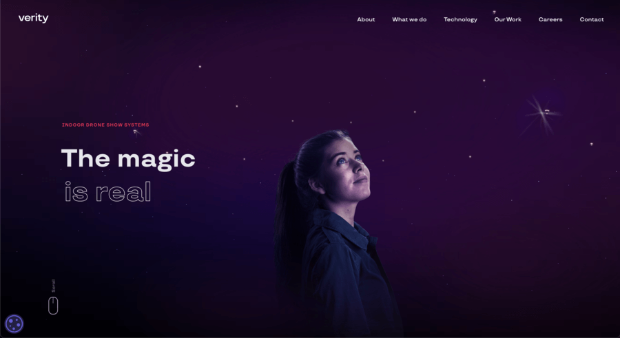 Психология цвета в веб дизайне, фиолетовый, Verity | Generator-Online.com