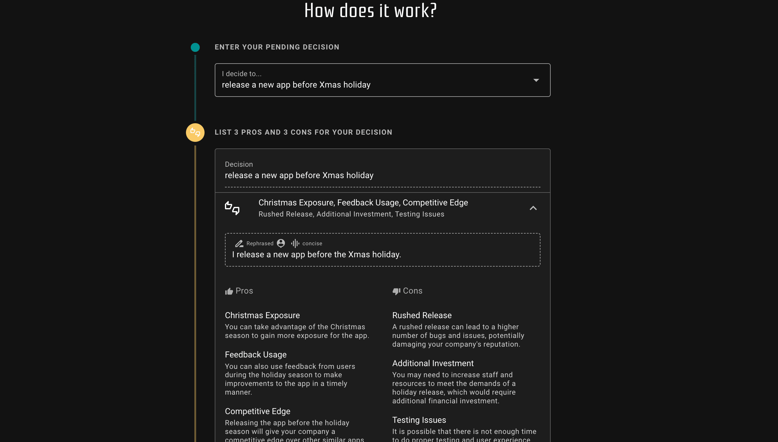 Rationale AI | Допомагає приймати важливі бізнес-рішення легко | Generator-online.com